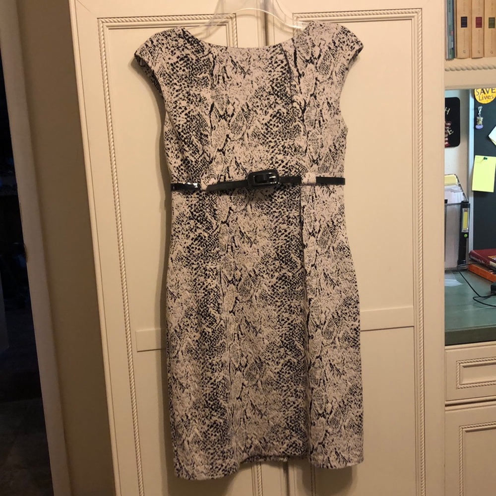 Black and white dress